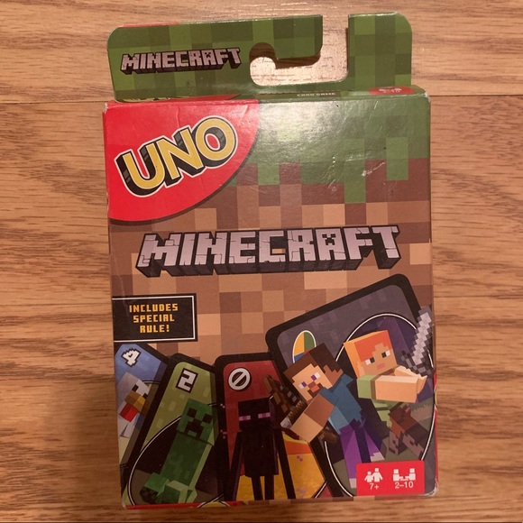 NEW Uno Minecraft Card Game - Picture 1 of 4
